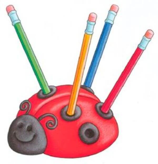 How To Make A Ladybug Pencil Holder Activities