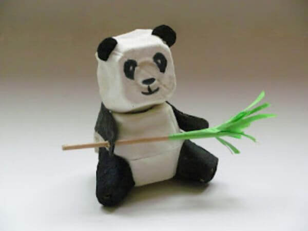 Panda Crafts & Activities For Kids How To Make Egg Carton Panda Craft