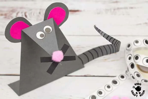 How To Make Paper Mouse Craft For Kids Rat Crafts & Activities for Kids