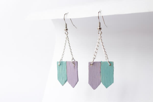How To Make Popsicle Stick Earrings