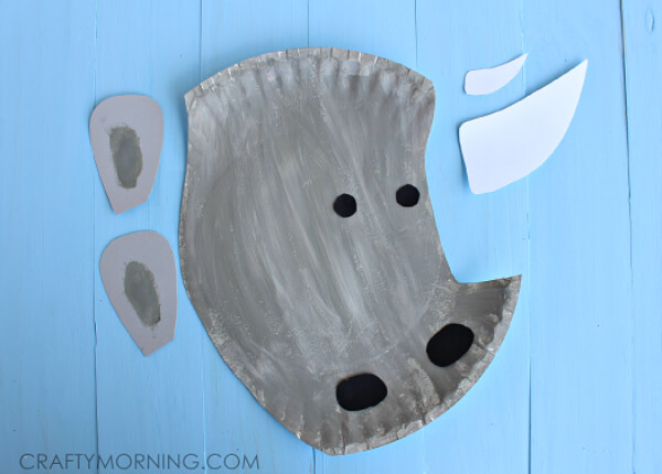 How To Make Rhino Paper Plate Craft