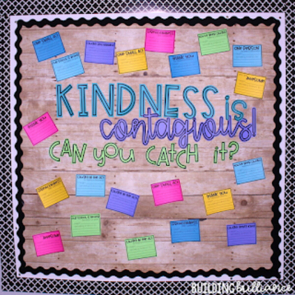 Interactive Bulletin Boards For Classroom Kindness Bulletin Board Activity For Classroom