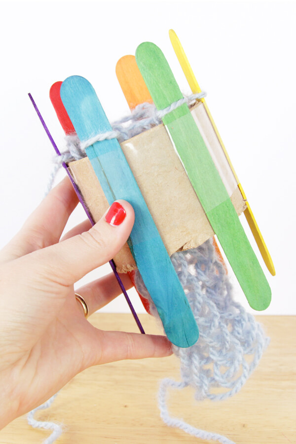 Knitting Loom Popsicle Art Ideas