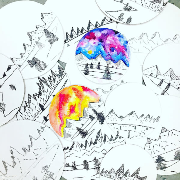 3rd Grade Art Projects For Classroom Landscapes Drawing Ideas For 3rd Grade