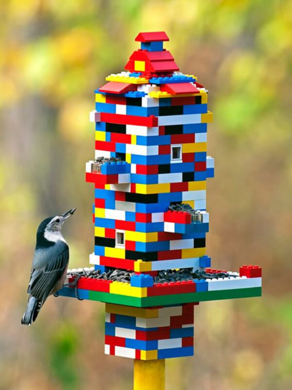 Lego Bird Feeders Craft For Kids Bird Feeders To Make With Kids