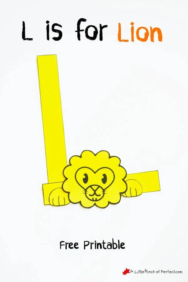 Lion Crafts & Activities for Kids Letter L Is For Lion Activities For Kids