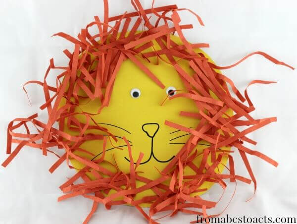 Lion Crafts & Activities for Kids Shredded Paper Lion Craft For Kids