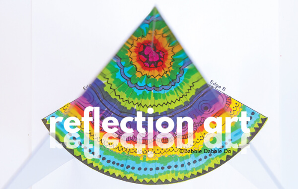 Math Art Ideas & Activities For Kids Magic Mirrors Reflection Art Activities