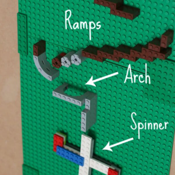 Creative Marble Run Craft Project Out Of Lego Bricks Activity For Kids