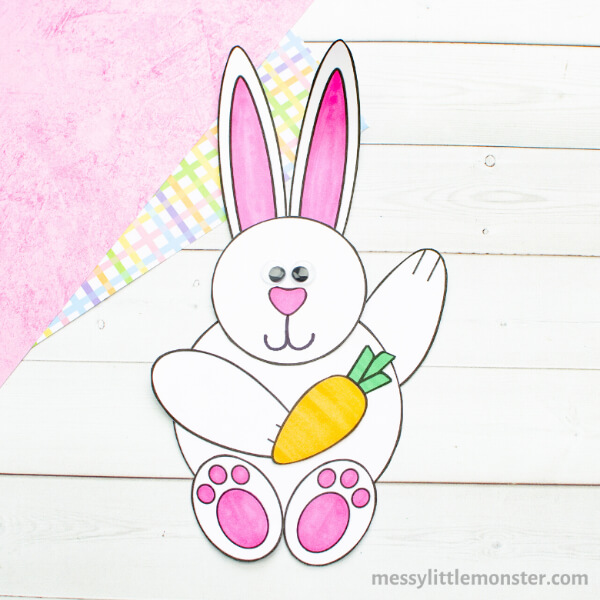Art Project Ideas for 2nd Grade Mix And Match Paper Bunny Craft For Kids