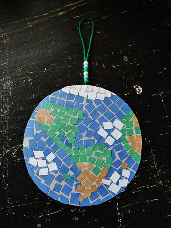 Earth Day Art & Craft Activities for Kids Earth Day Art & Crafts For Kids: Mosaic Earth