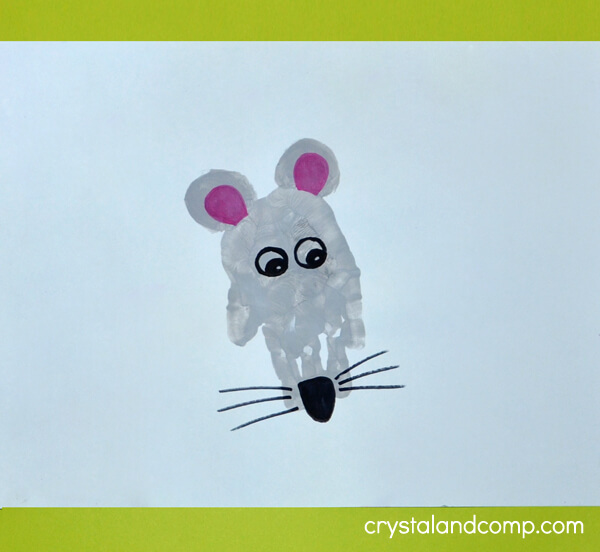 Mouse Handprint Art For Kids Rat Crafts & Activities for Kids