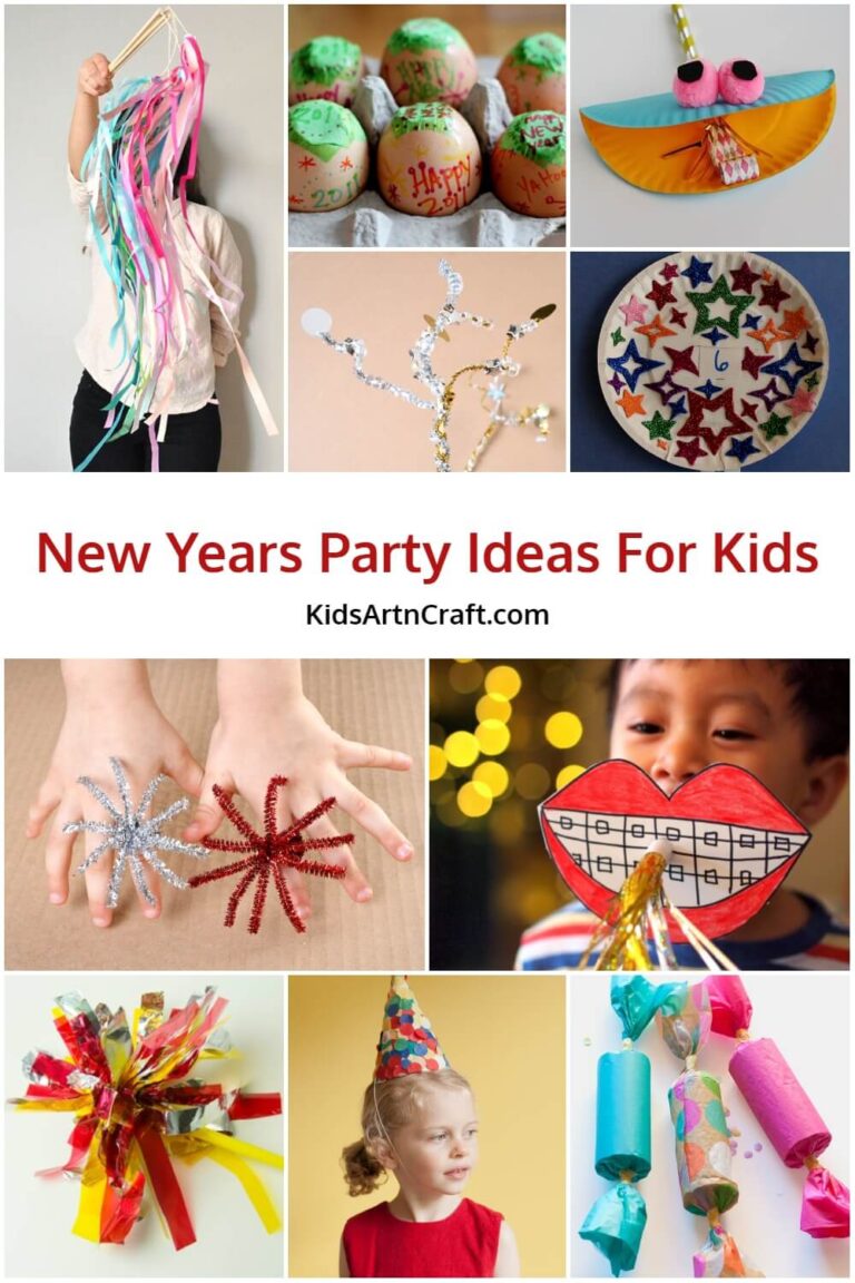 New Years Party Ideas For Kids - Kids Art & Craft