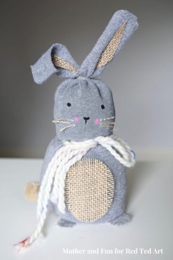 Easy Easter Bunny Craft Idea For Kids