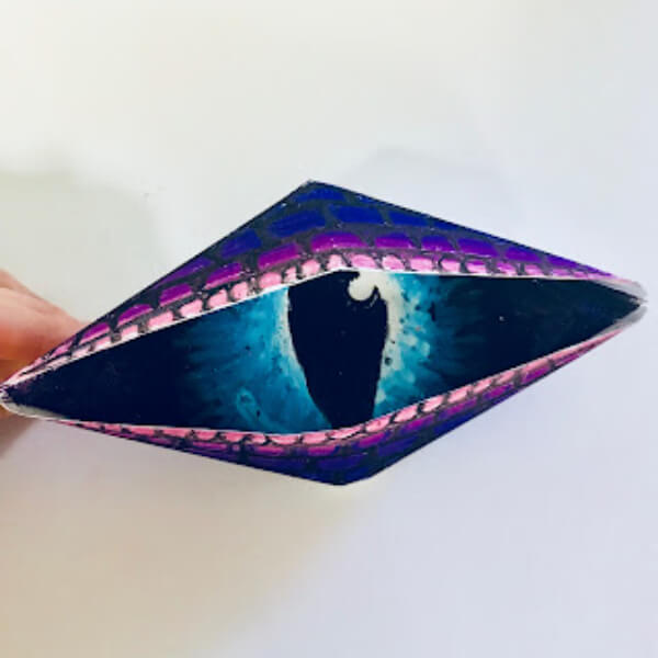 Origami Dragon Eye Craft For 5th Grade