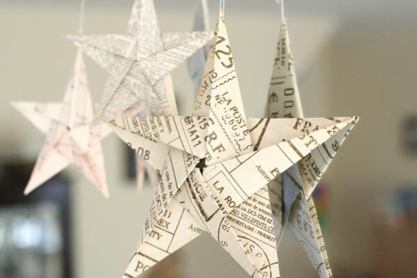 Origami Star Decoration