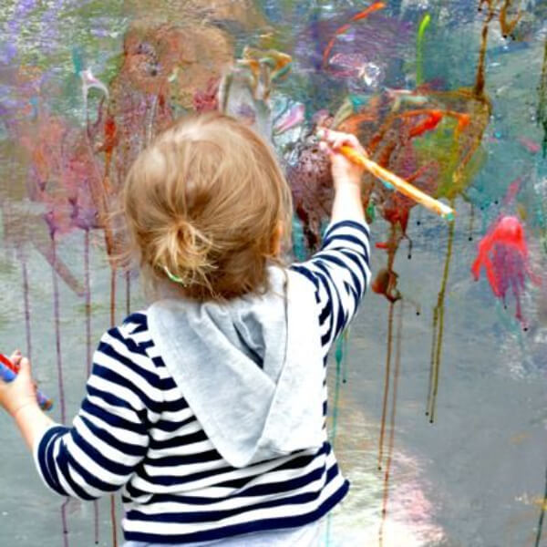 Art Play Group Painting Wall Activities For 5 Year Olds