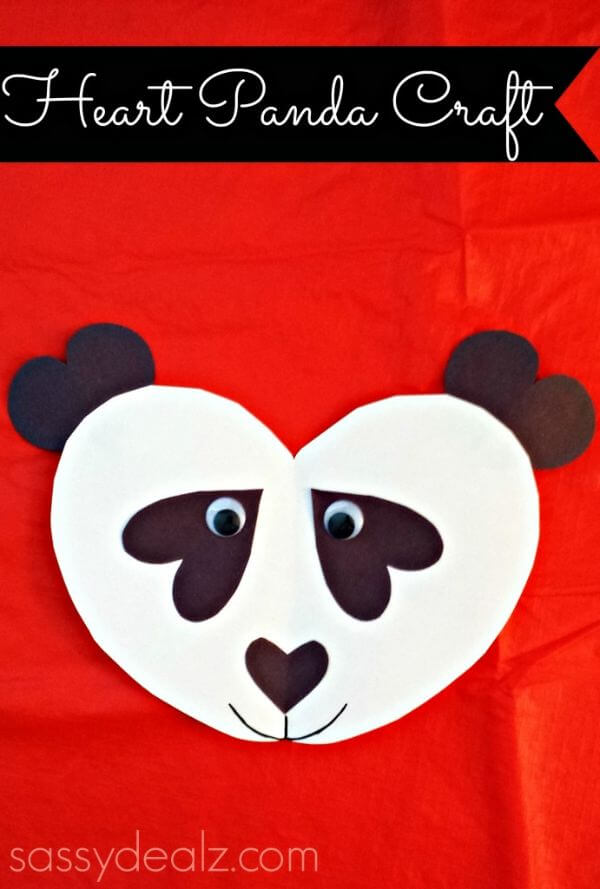 Panda Crafts & Activities For Kids Panda Bear Heart Craft for Kids