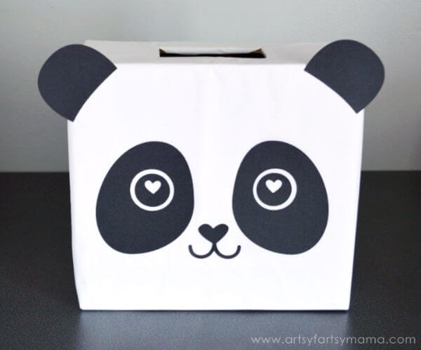 Panda Card Box Activity For Toddlers