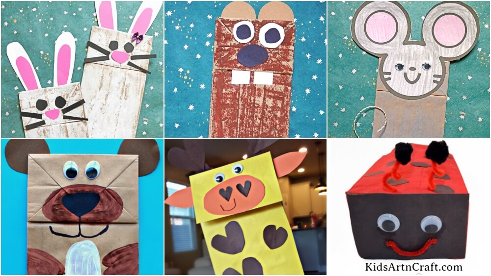 Paper Bag Animal Craft Ideas for Kids
