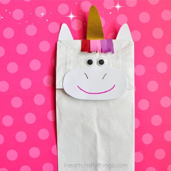 Simple Paper Bag Unicorn Craft For Kids
