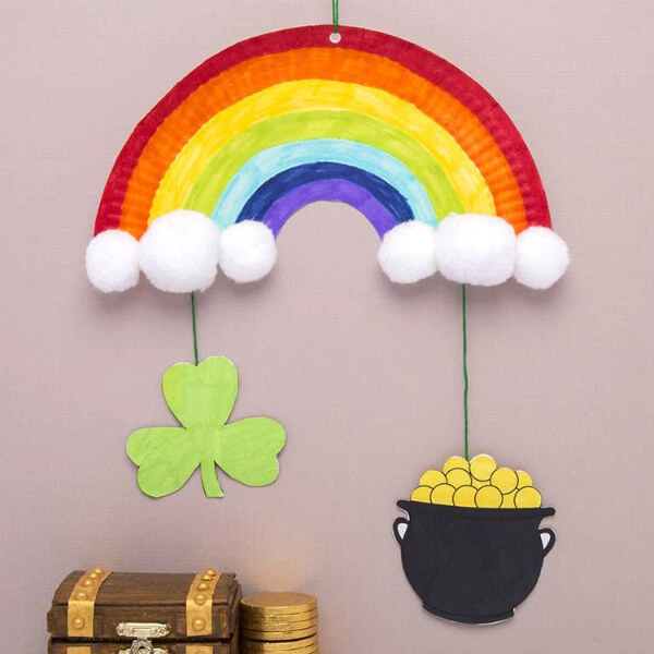 How To Make Paper Craft Rainbow For Kids