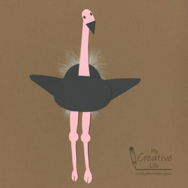Paper Ostrich Crafts For Kids- Creative Projects & Fun for Children Featuring Ostriches 