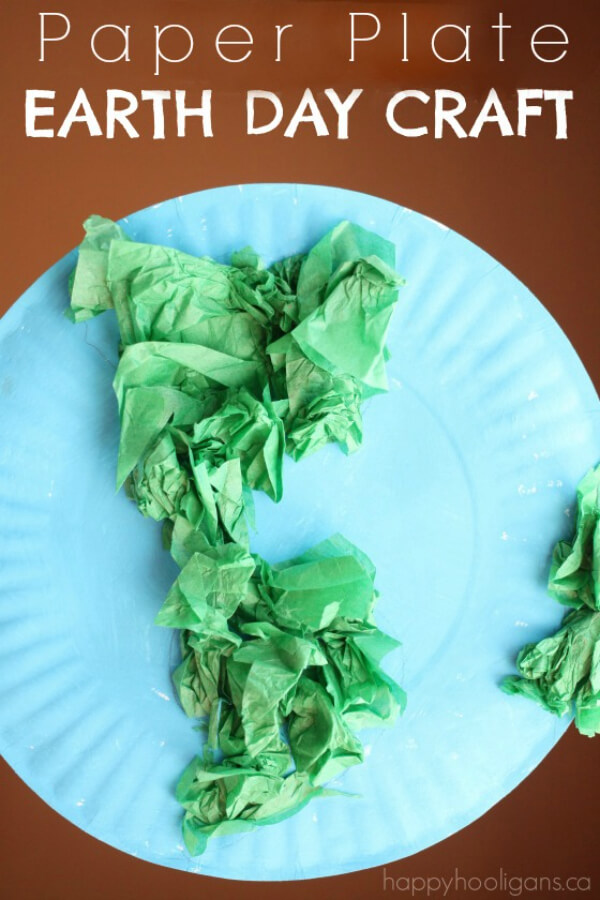 Easy Earth Day Paper Plate Craft Earth Day School Projects For Kids