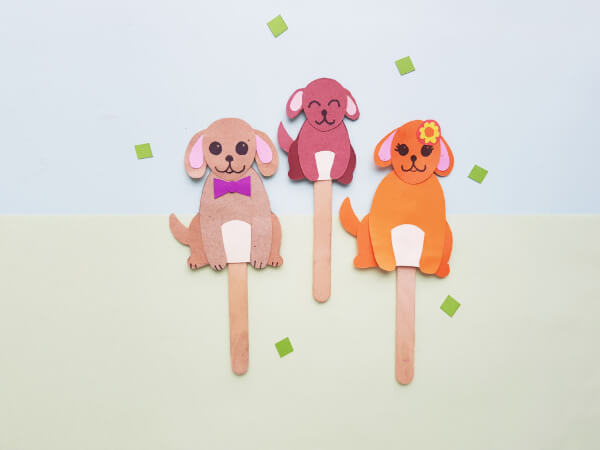 Paper Puppy Craft Ideas For Kindergarten