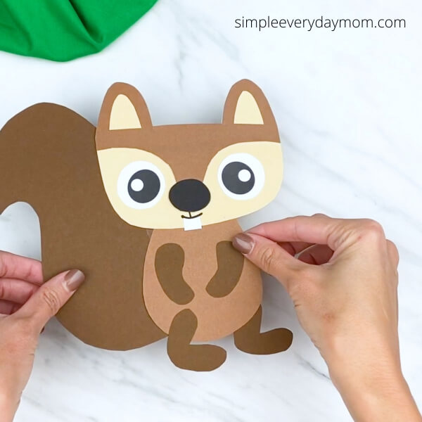 Paper Squirrel Craft For Kids