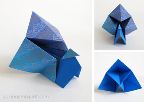 Origami Peacock Craft 