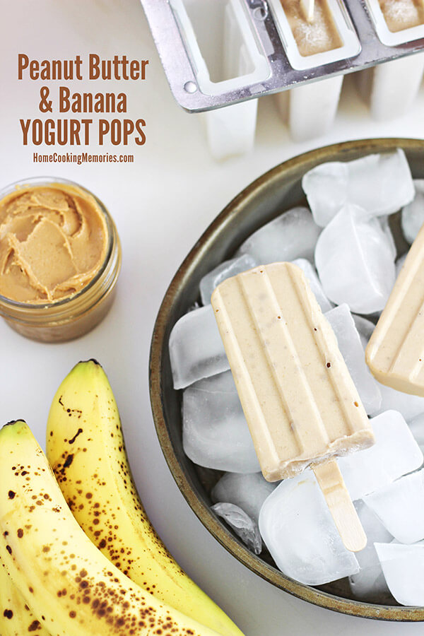 Peanut Butter And Banana Yogurt Popsicles Recipe