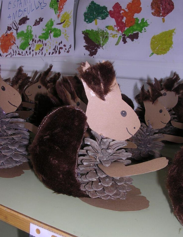 Pine Cone Squirrel Craft & Activities For Kids