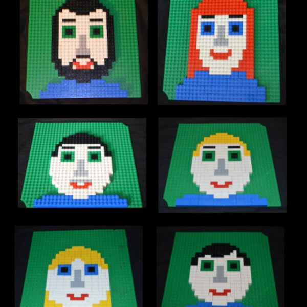 Lego Portraits Game Activity For Families & Kids