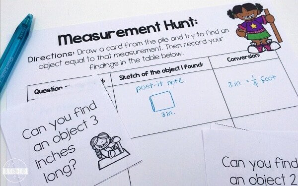Printable Measurement Activities For Preschoolers