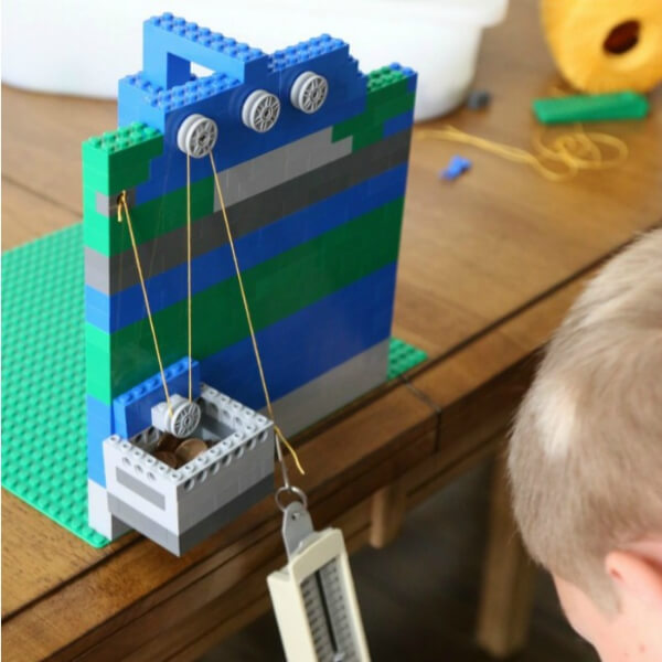 Unique & Simple Lego Pulleys Stem Kids Activity For Science Project