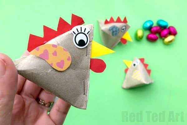 How To Make Pyramid Bag Chicken Craft