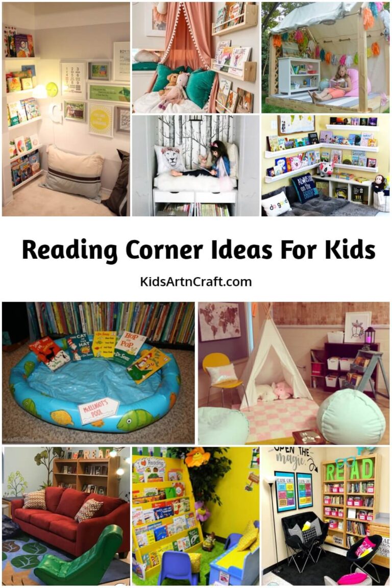 Reading Corner Ideas for Kids - Kids Art & Craft