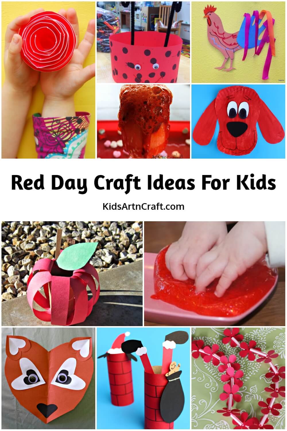 Red Day Craft Ideas For Kids