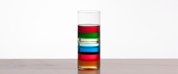 Science Experiment Ideas For Kids Seven-layer Density Column Science Experiments For Kids
