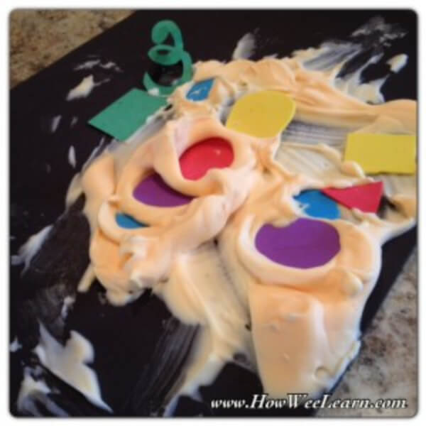Arts and Crafts Ideas for Toddlers Shaving Cream Craft Activity