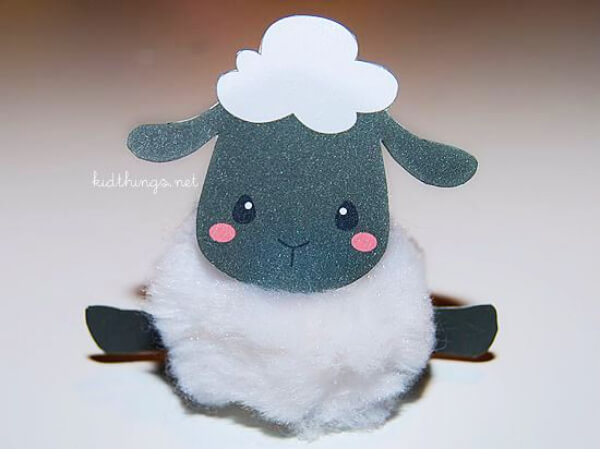 Sheep Pom Pom Free Printable Craft For Kids