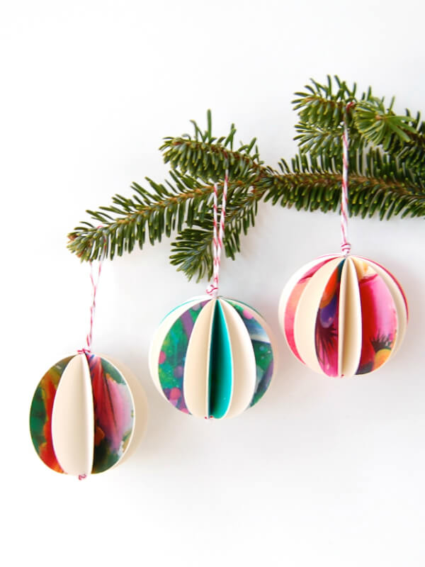 Simple DIY Christmas Ornament Crafts For Kids