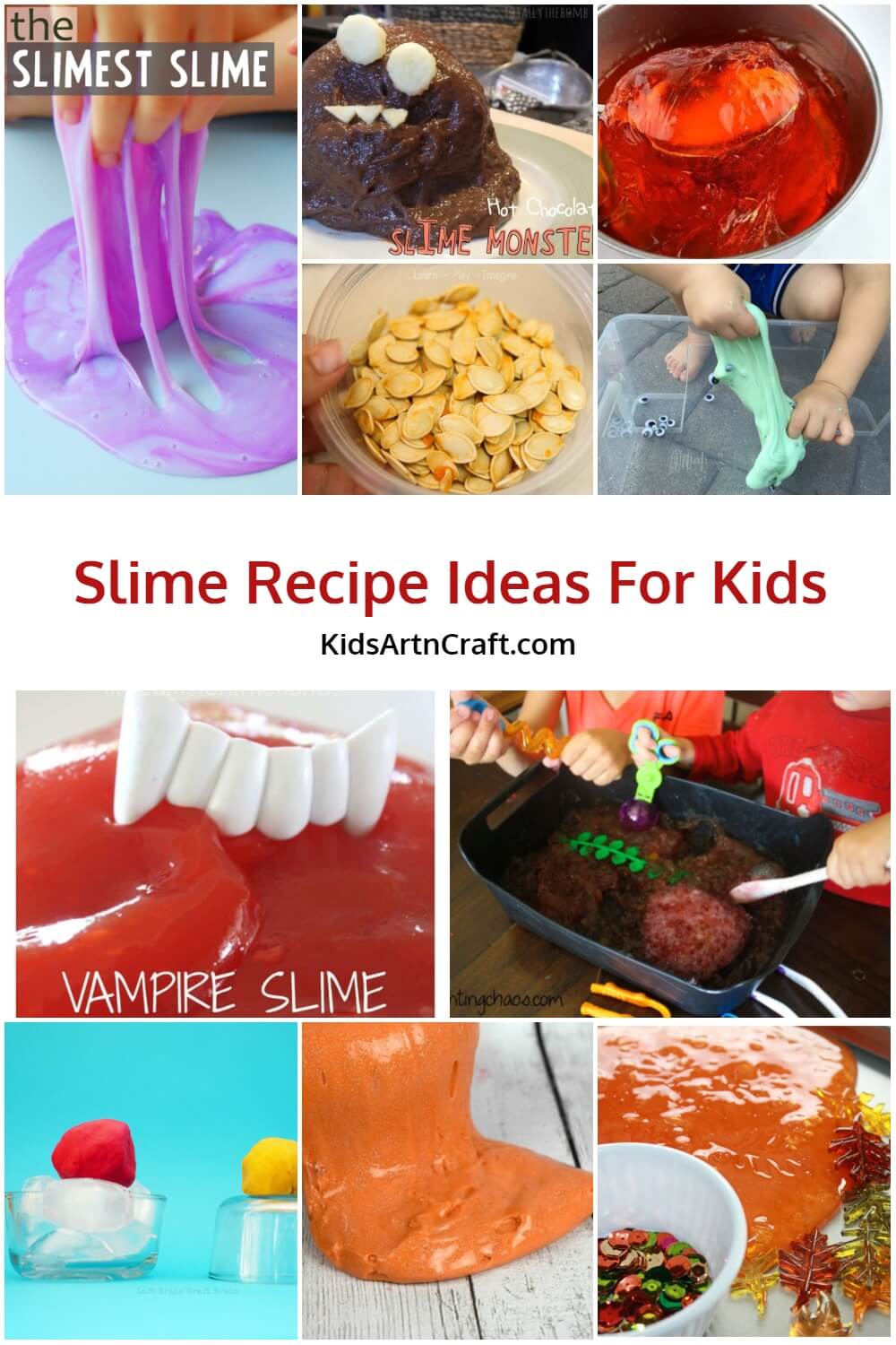 Slime Recipe Ideas For Kids