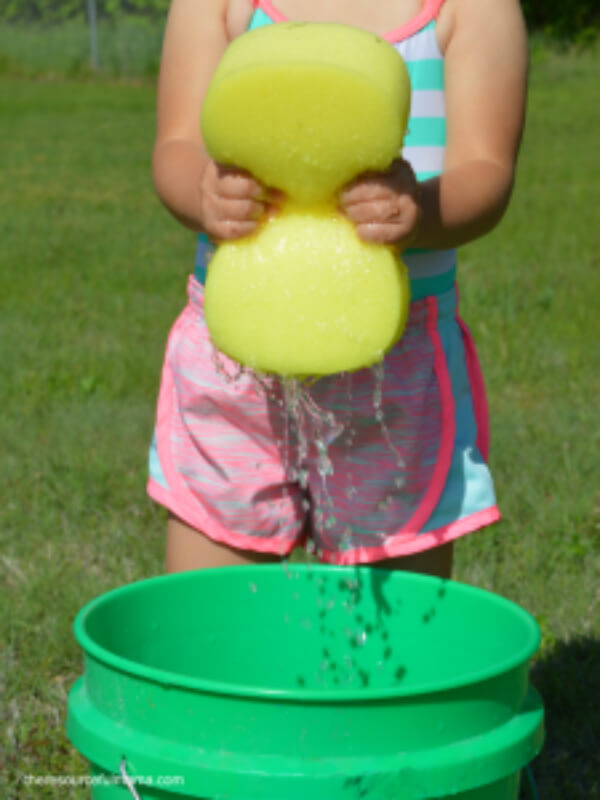 Fun & Play Sponge Toss Water Activity For Kindergartners Spunky Sponge Crafts & Activities For Kids