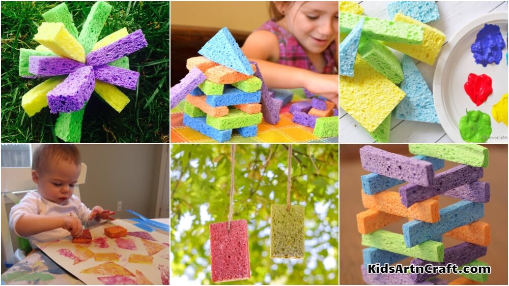 Spunky Sponge Crafts & Activities For Kids