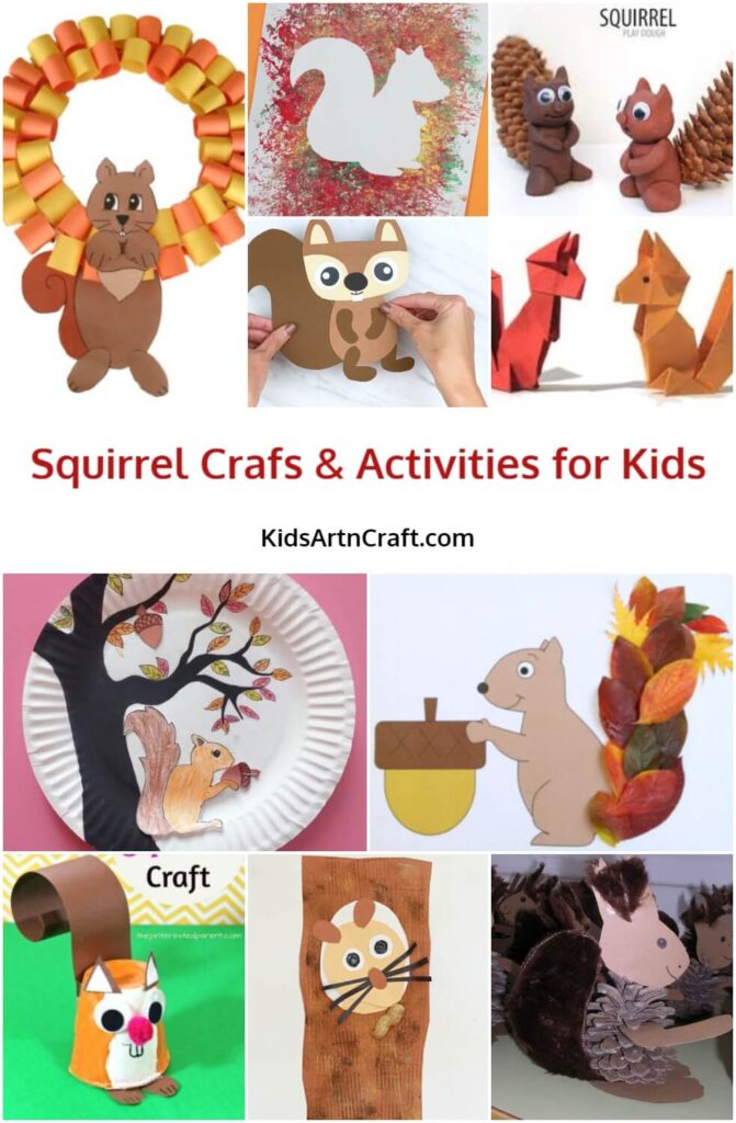 DIY & Crafts Squirrel Crafts & Activities for Kids Kids Art & Craft