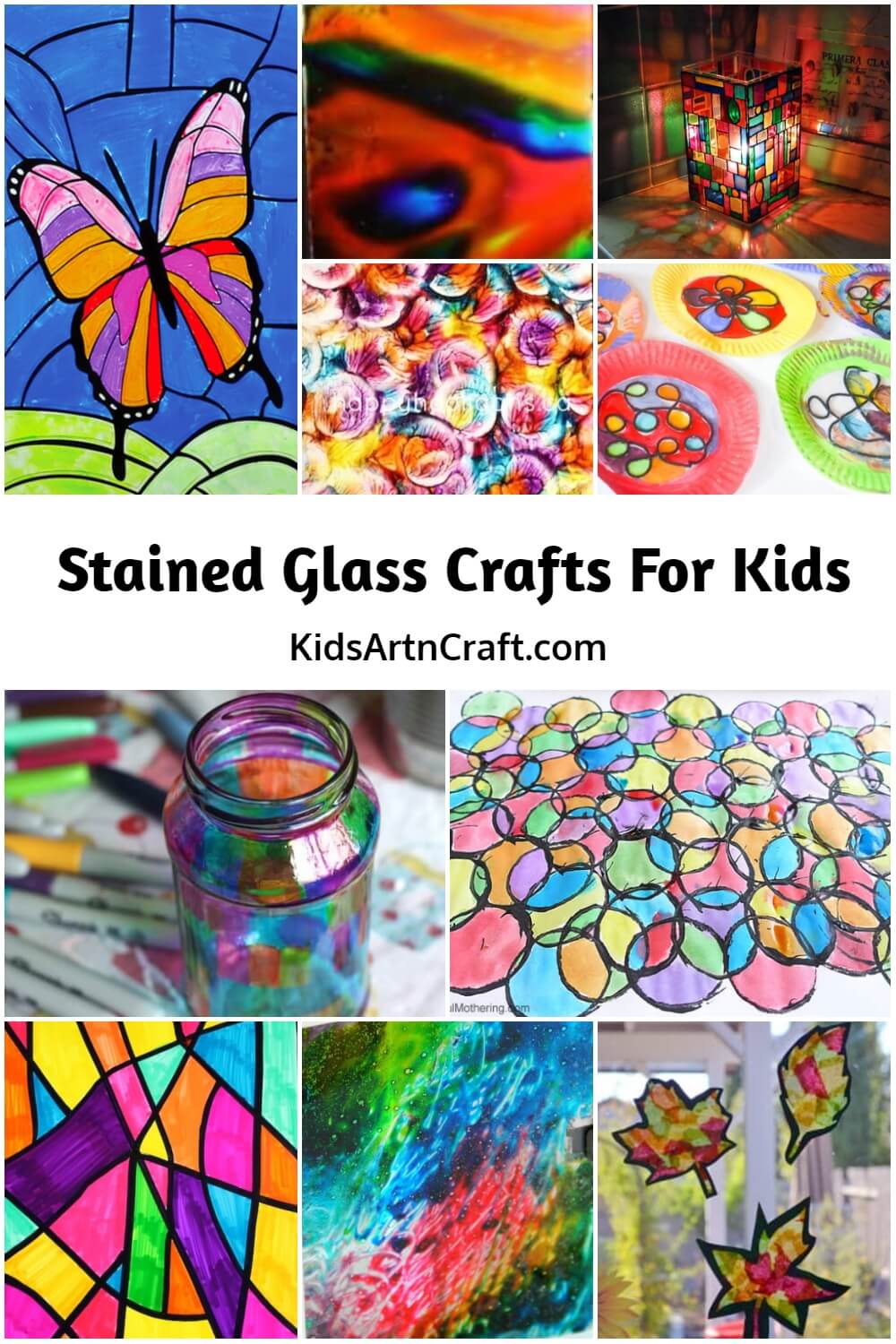 Stained glass craft for kids