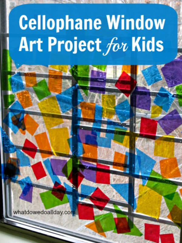 Stained Glass Window Art Project For preschoolers Art Activity Ideas For Toddlers & Preschoolers