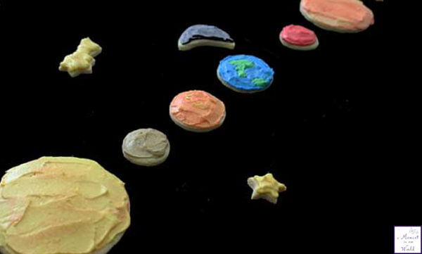 Sugar Cookie Solar System Science Experiment For Kids